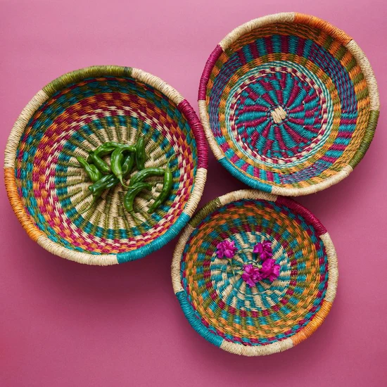 Kamba Weaved Kitchen Bowls
