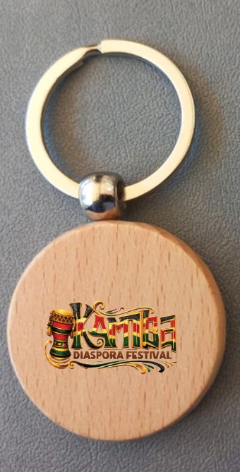 Round keyring gallery image