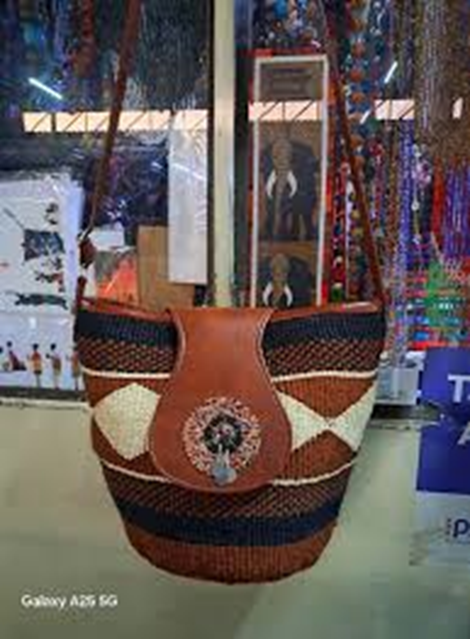 Kamba Flapped Kiondo Handbag