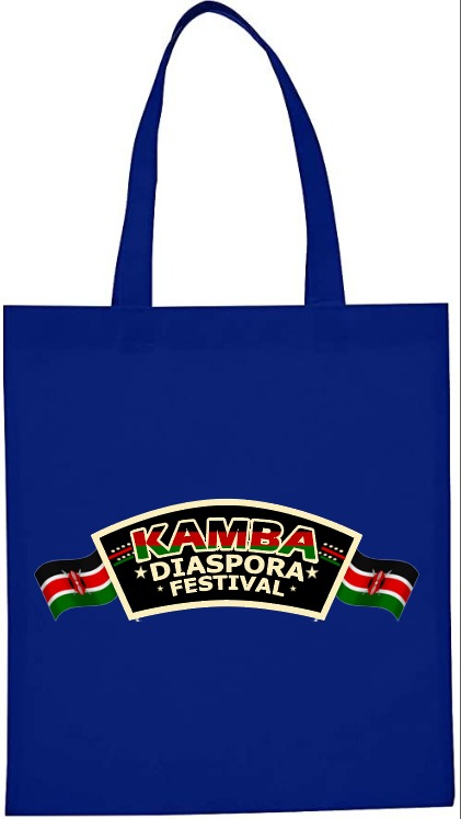 Blue tote bag